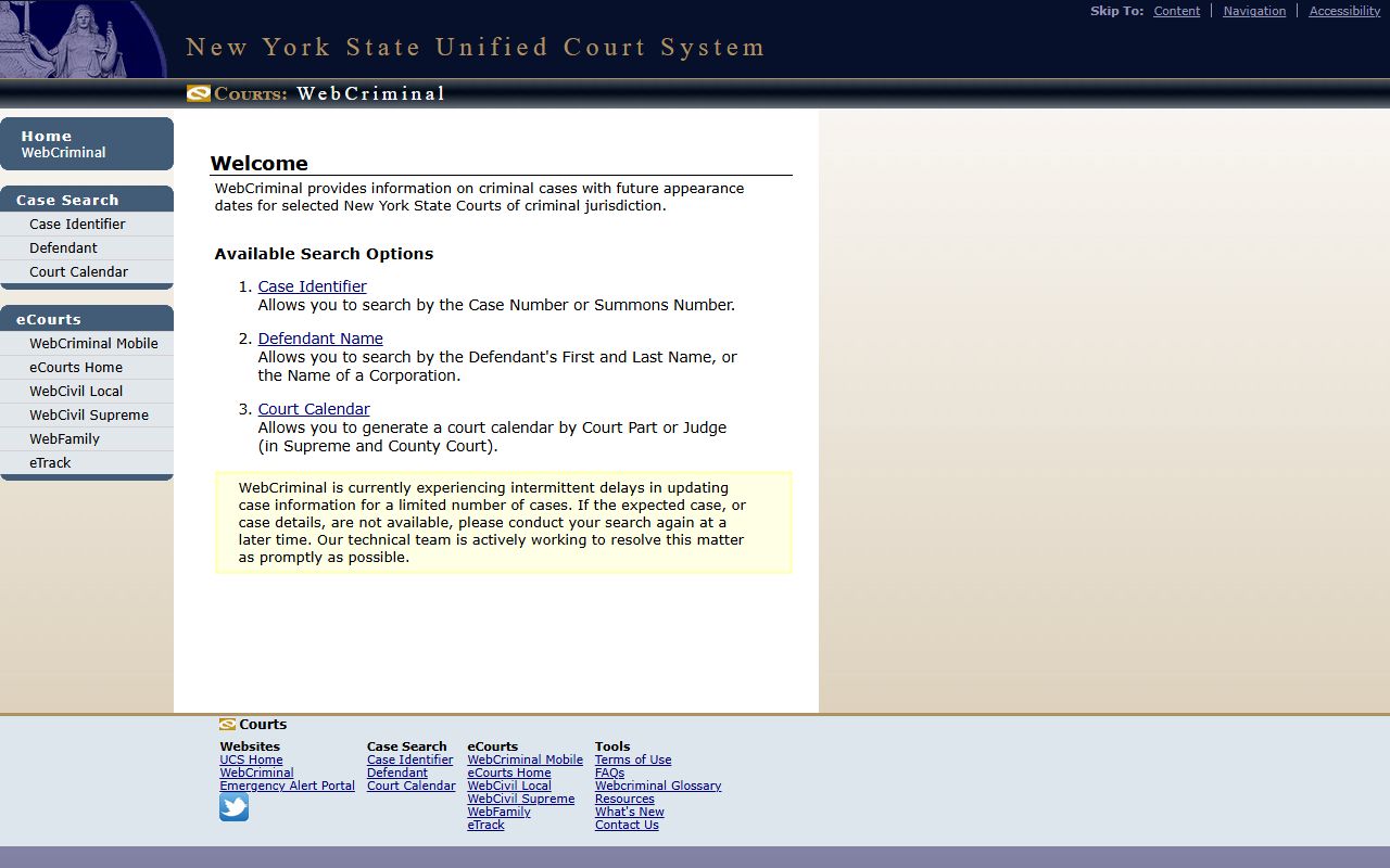 Rensselaer County court records after arrest WebCrims search
